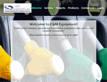 Tablet Screenshot of c-mequipment.com